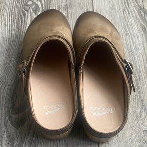 Dansko Brown Leather Mules